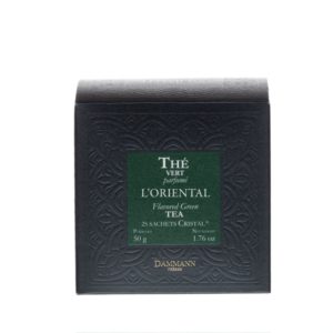 THÉ VERT L'ÔRIENTAL, 25 SACHETS CRISTAL | Dammann Frères