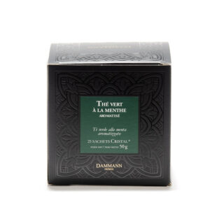 THÉ VERT MENTHE - 25 SACHETS CRISTAL | Dammann Frères