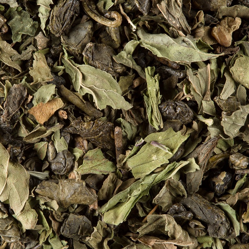 THÉ VERT MENTHE - 25 SACHETS CRISTAL | Dammann Frères – Image 2