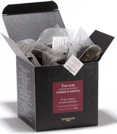 THÉ POMME D'AMOUR- 25 SACHETS CRISTAL | Dammann Frères